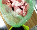 豚肉の唐揚げ 塊肉version☆作り方4写真