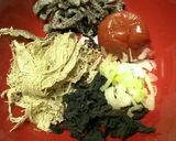 つわり時期に？☆簡単☆梅わかめのお吸い物作り方1写真