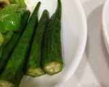 簡単おくらのバター醤油焼き作り方5写真