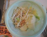 フライパンだけで♠︎野菜たっぷりラーメン作り方1写真