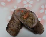 お弁当に*きんぴらごぼうの肉巻き作り方5写真