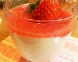 生苺ｿｰｽ＊とろ~り絶品♡ﾊﾟﾝﾅｺｯﾀ作り方6写真