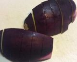焼きナスのお味噌汁作り方1写真
