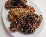 ゴマまみれ☆手羽元オーブン焼き作り方5写真