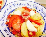 桃の冷製パスタ♡♡作り方5写真