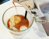 【綺麗な二層】アイスカフェラテの入れ方作り方8写真