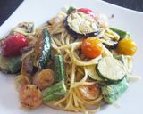 夏野菜で彩りパスタ　バーニャカウダ風作り方4写真