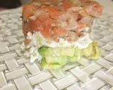 ノルウェーサーモンと豆腐とアボカドの前菜作り方9写真