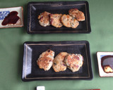 総菜の豆サラダを大和芋と焼きました作り方3写真