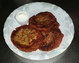ほんのり酸味が魅力。トマトのパンケーキ作り方8写真