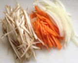 豆腐はんぺん野菜ハンバーグ☆節約レシピ作り方1写真