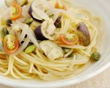 ちょっと和風に♪茄子の冷製パスタ作り方5写真