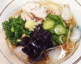 暑い日に♪揚げないナスと冷しゃぶそうめん作り方11写真