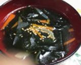 ほっこり♥わかめスープ作り方35写真