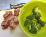 さっぱり♪鶏とブロッコリーのトマト炒め作り方1写真