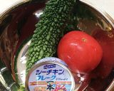ゴーヤとトマトのさっぱりサラダ作り方1写真