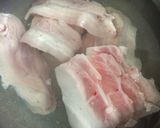 簡単、豚キムチ胡麻ダレそうめん作り方3写真