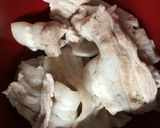 簡単、豚キムチ胡麻ダレそうめん作り方4写真