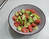アボカドとトマトのミモザ風サラダ作り方5写真