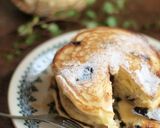 ブルーベリーとクリームチーズのパンケーキ作り方6写真
