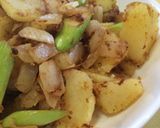 じゃがいもとアスパラのカレー炒め作り方6写真