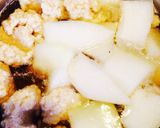 冬瓜と鶏団子のトロトロ煮♬ヘルシー料理作り方3写真