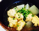 冬瓜と鶏団子のトロトロ煮♬ヘルシー料理作り方5写真