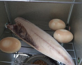 塩さばとゆで卵の燻製（熱燻）作り方3写真