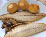 塩さばとゆで卵の燻製（熱燻）作り方5写真