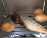 塩さばとゆで卵の燻製（熱燻）作り方4写真