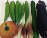 簡単☆たっぷり野菜のトロネバ混ぜご飯作り方1写真
