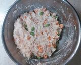 本掲載ダイエット、花粉症鳥と蓮根バーグ　作り方10写真