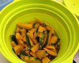 簡単ふかしカボチャカレー味作り方1写真