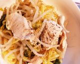 鶏ムネ肉と中華そばの塩レモン蒸し作り方3写真