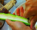 ゴーヤーと南瓜・蒸し鶏の胡麻ダレサラダ♪作り方2写真