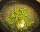 ゴーヤーと南瓜・蒸し鶏の胡麻ダレサラダ♪作り方6写真