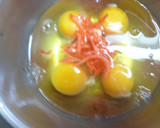 白だしで・紅ショウガ入り卵焼き作り方1写真