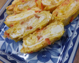 白だしで・紅ショウガ入り卵焼き作り方4写真