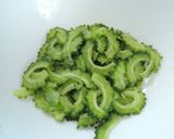 ゴーヤーと南瓜・蒸し鶏の胡麻ダレサラダ♪作り方5写真