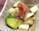 切るだけ◎胡瓜と長芋の3種みょうがポン酢作り方5写真