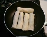 揚げずに~スモークチキンファミコレ春巻作り方4写真