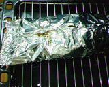 イカと肝のバターホイル焼き作り方4写真