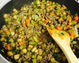 焼肉のタレで♪白ナスと合挽き肉のそぼろ丼作り方7写真