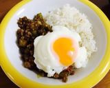 焼肉のタレで♪白ナスと合挽き肉のそぼろ丼作り方9写真