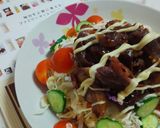 ファミコレで☆焼肉サラダ麺(*^^*)作り方3写真