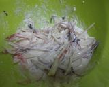 みょうがと塩昆布のかき揚げ♡作り方4写真