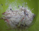 みょうがと塩昆布のかき揚げ♡作り方4写真