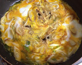 ☆ちくわと長ネギの卵とじ丼☆作り方4写真