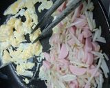 節約＆ダイエット！押し麦でチャーハン作り方4写真