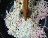 節約＆ダイエット！押し麦でチャーハン作り方5写真